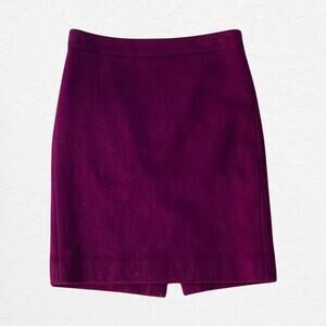 Maroon wool pencil skirt J.Crew Factory dark academia preppy whimsigoth